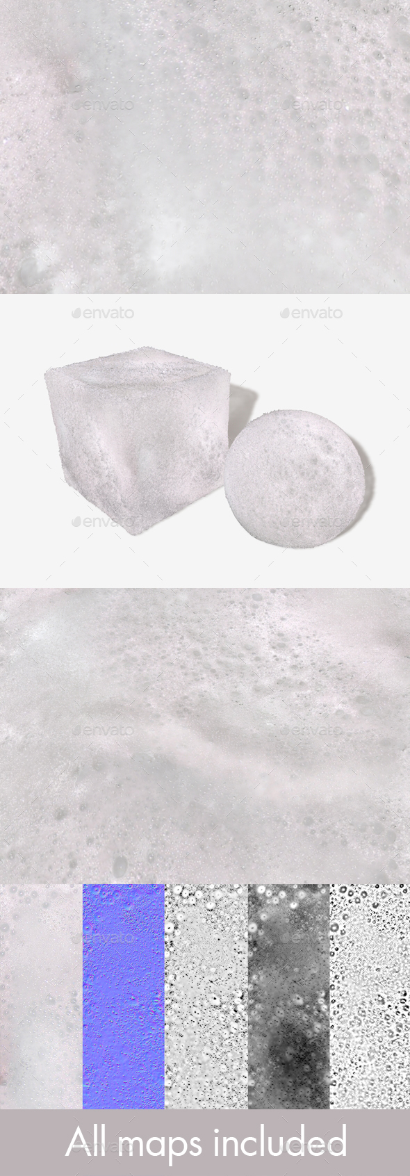 Bubble Bath Water Seamless Texture
