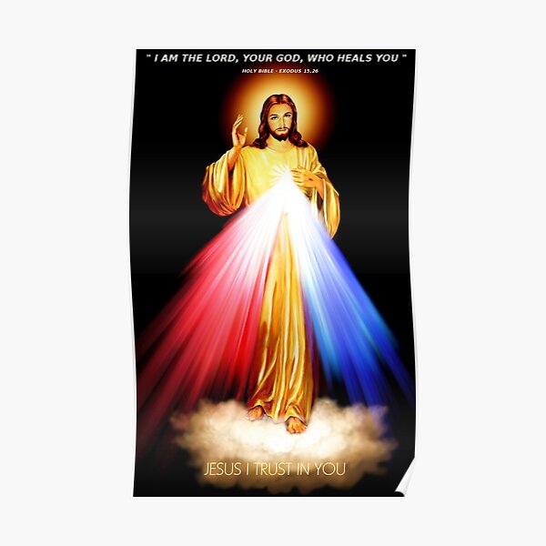 Divine Mercy Lord Jesus I trust in you Poster