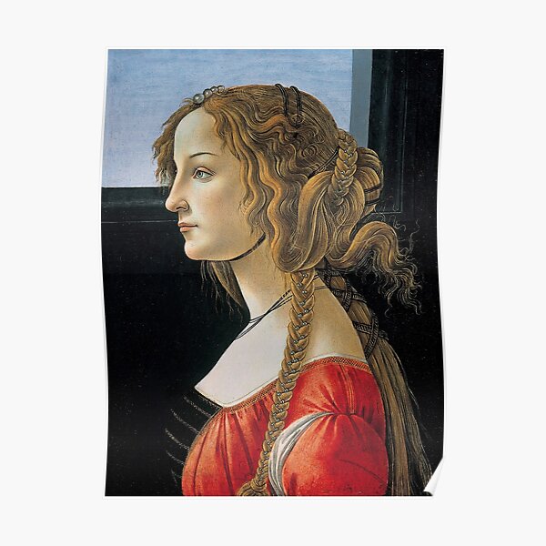 Portrait of Simonetta Vespucci by Sandro Botticelli Poster