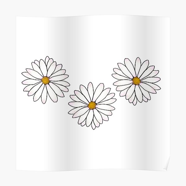 Daisy Flower Tumblr  Poster by adaba