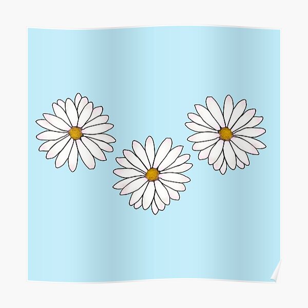 Daisy Flower Tumblr  Poster by adaba