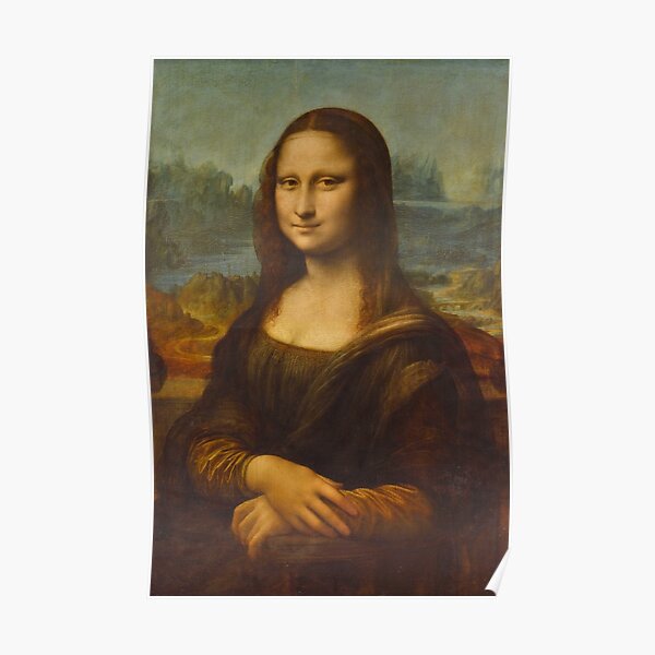 Mona Lisa – Leonardo da Vinci (Louvre) Poster by adaba