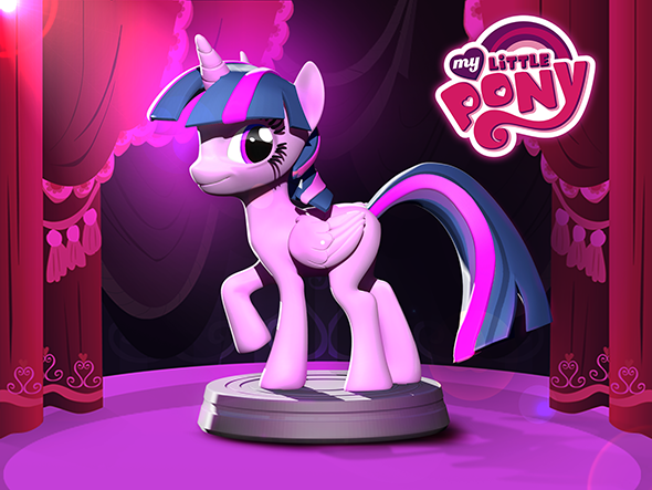 Twilight Sparkle – Tiny Pony 3D print design