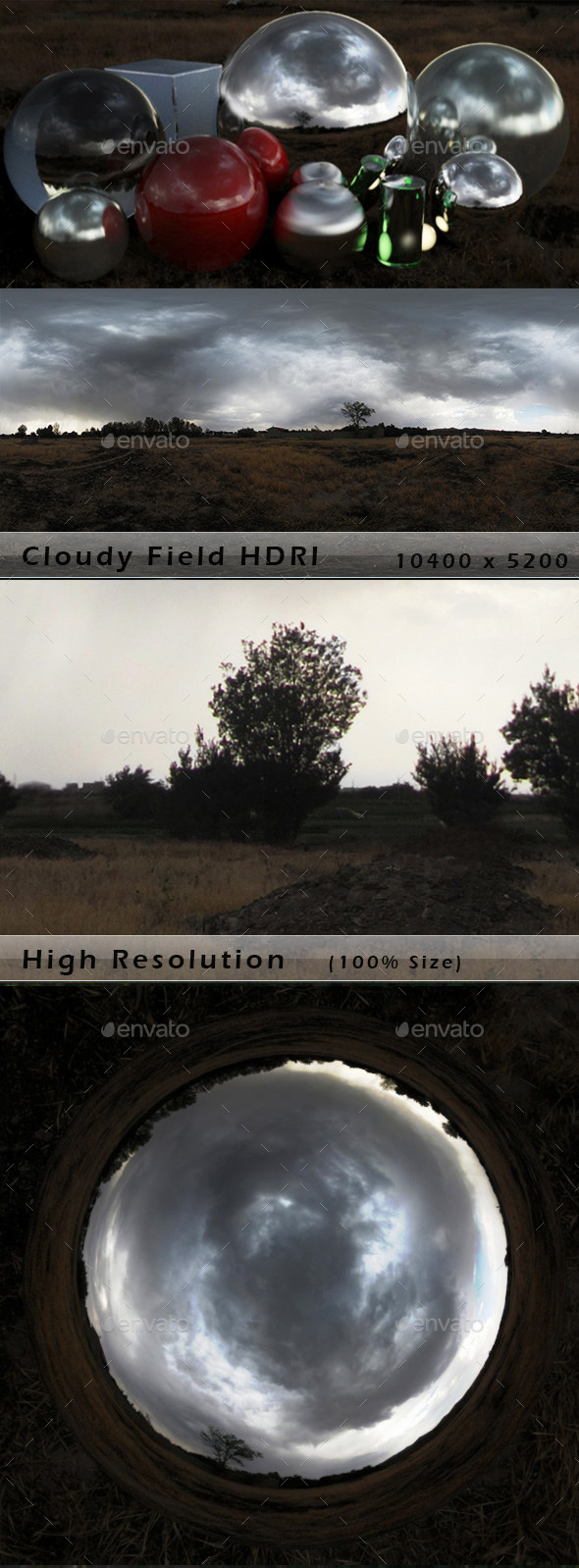 Cloudy Subject HDRI