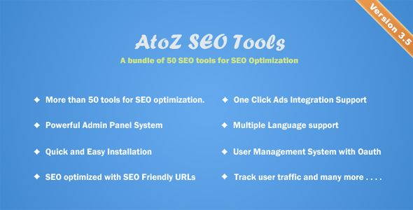 AtoZ SEO Tools – Search Engine Optimization Tools