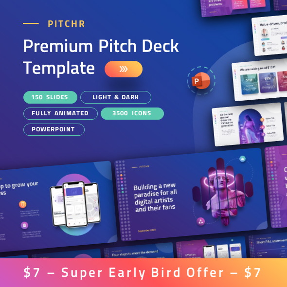 PITCHR – Premium Pitch Deck Template for PowerPoint