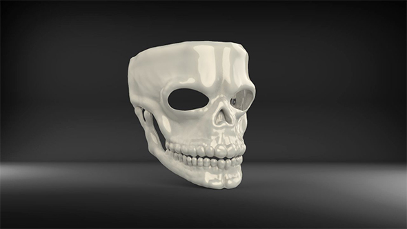 Mask James Bond Spectre Skull 007 3D model