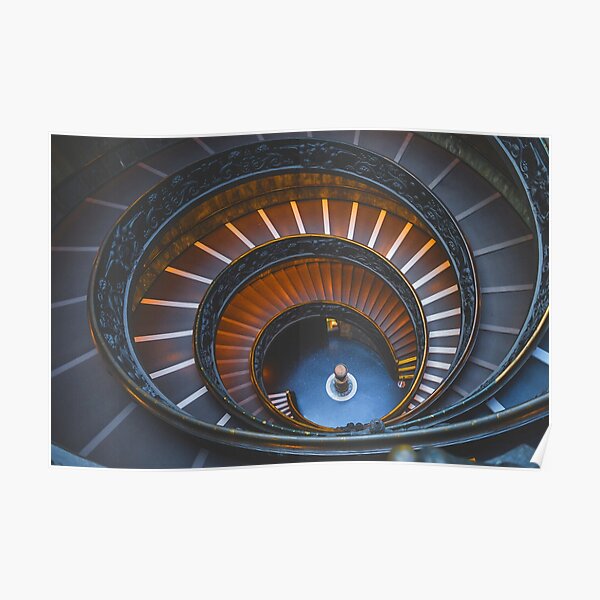 Boho golden twenties staircase Poster by adaba