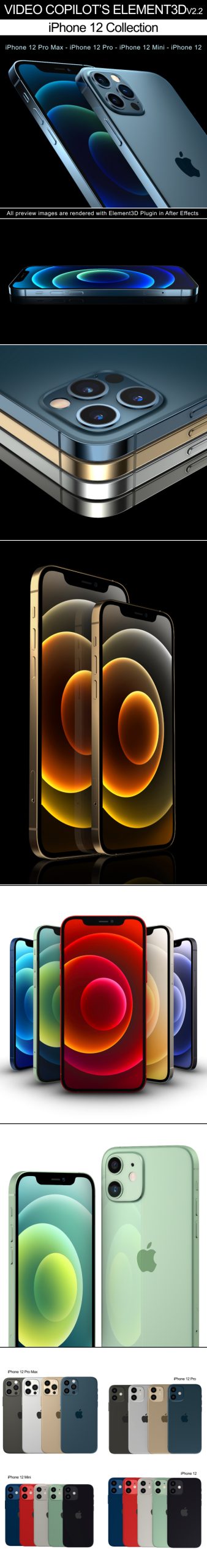 Element3D – Iphone twelve Assortment
