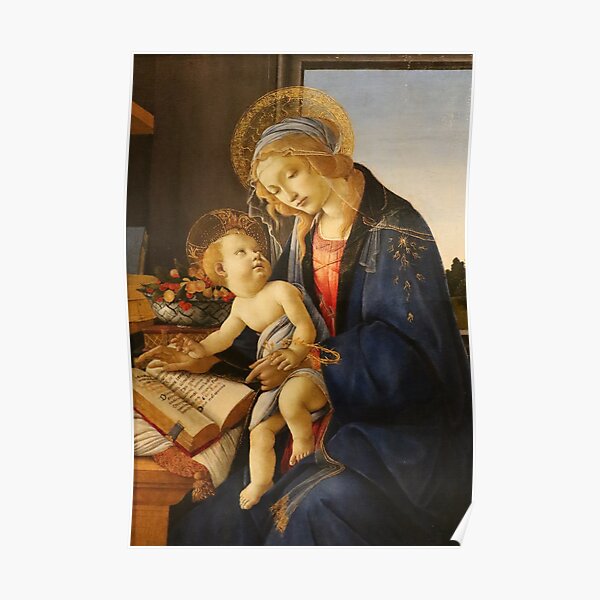 Madonna and Child by Sandro Botticelli Poster by adaba