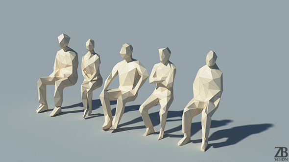 Lowpoly People today