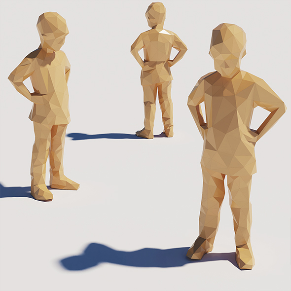 Lowpoly Child 009