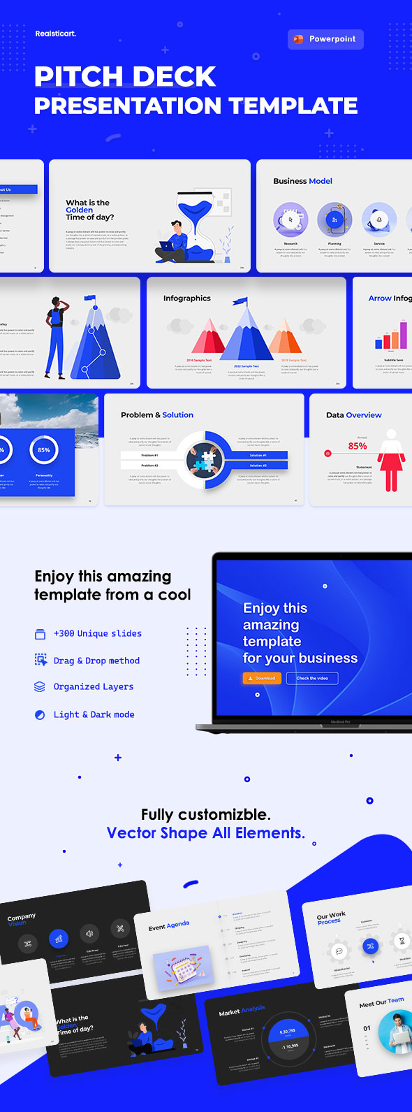 Startup Perfect Pitch Deck Powerpoint Template