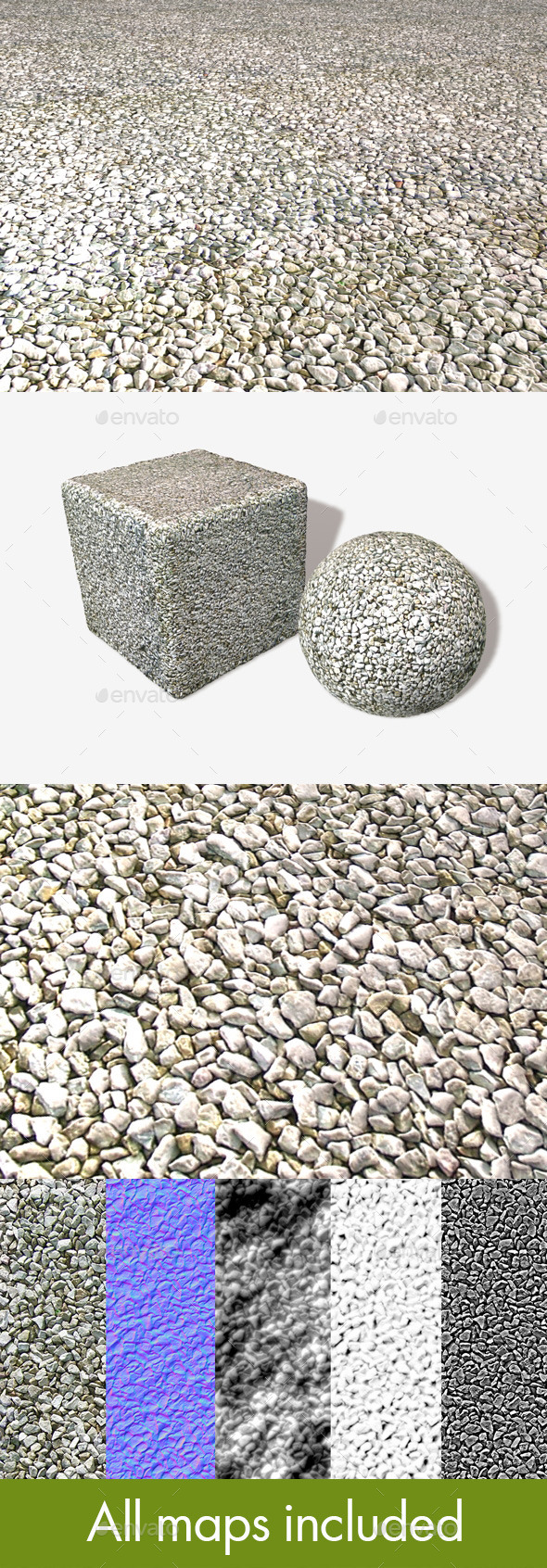 Gravel Stones Seamless Texture