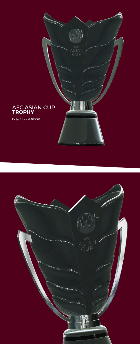 AFC Asian Cup Trophy 3D Model