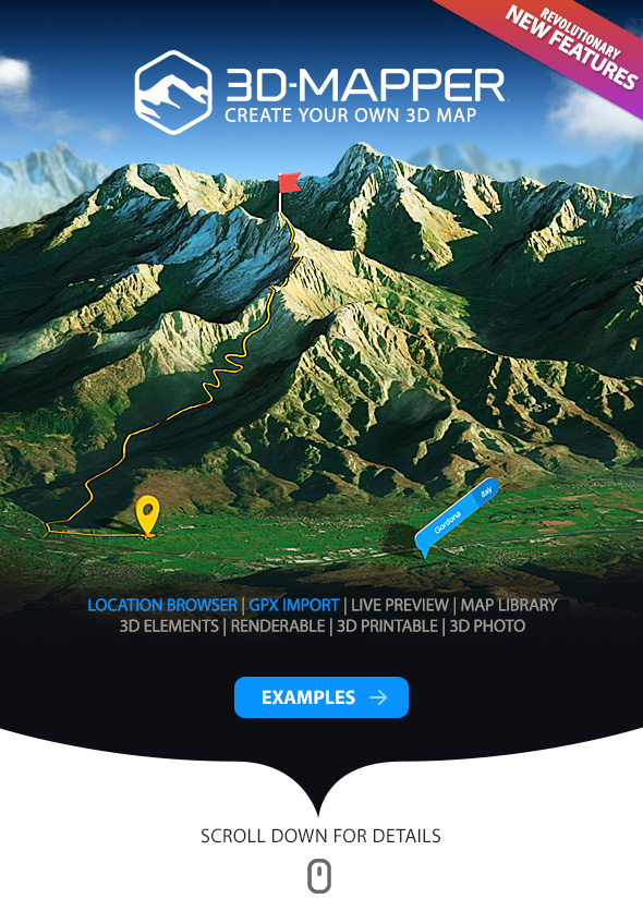 3D Map Generator – 3D Mapper – Photoshop Plug-in